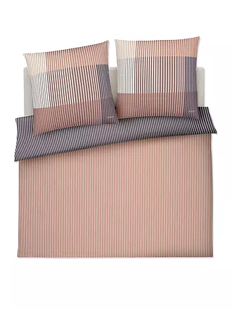 JOOP | Satin Bettwäsche DIVIDED 2x 70x90cm / 200x200cm Blush | 